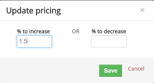 Boru Update Pricing Popup