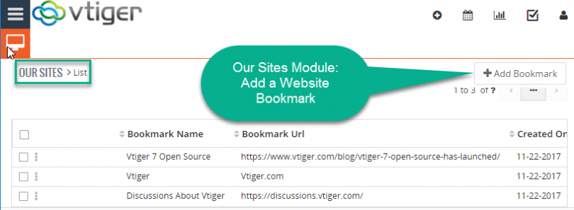 Vtiger Feature: What is the Vtiger Module 'Our Sites'? - Boru Inc.