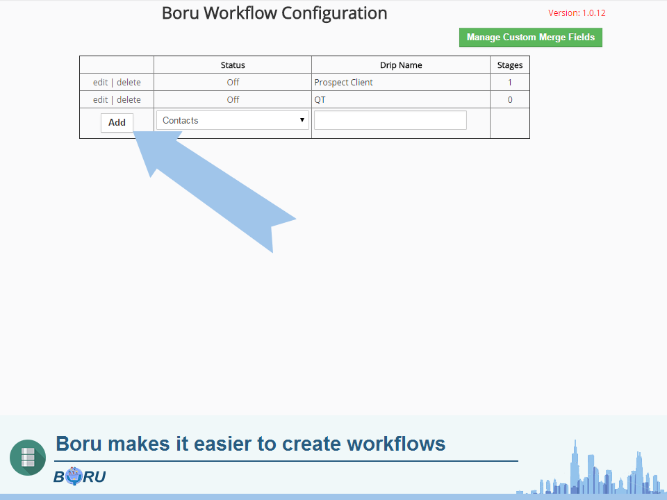 Boru Vtiger Workflow - Boru